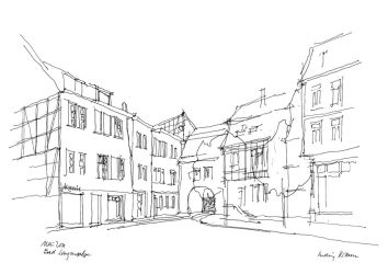 Langensalza Markt mit Kirche 2011